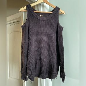 FP cold shoulder sweater